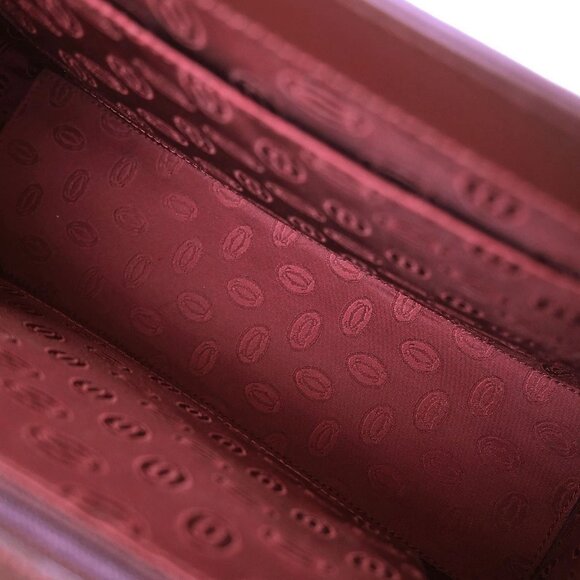 Cartier Bordeaux Must de Cartier Handbag C25 - Picture 9 of 10